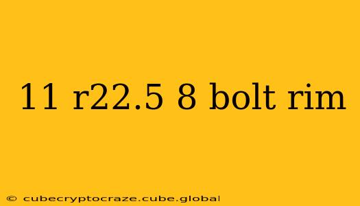 11 r22.5 8 bolt rim