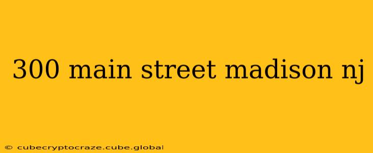 300 main street madison nj