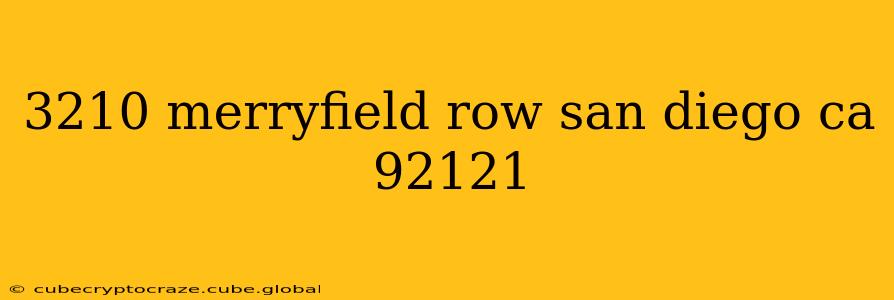 3210 merryfield row san diego ca 92121