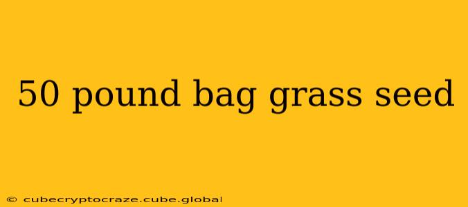 50 pound bag grass seed