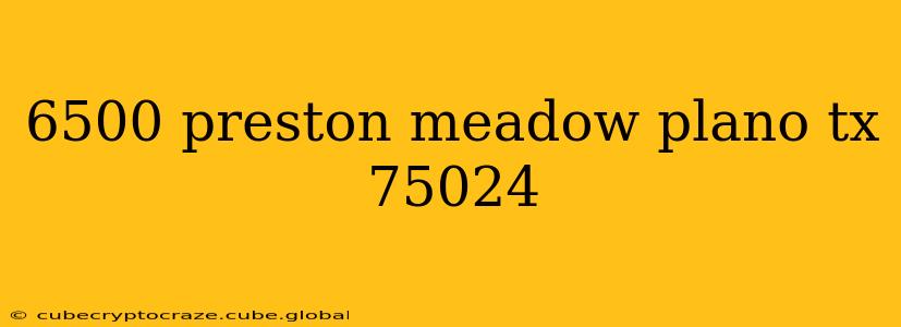 6500 preston meadow plano tx 75024