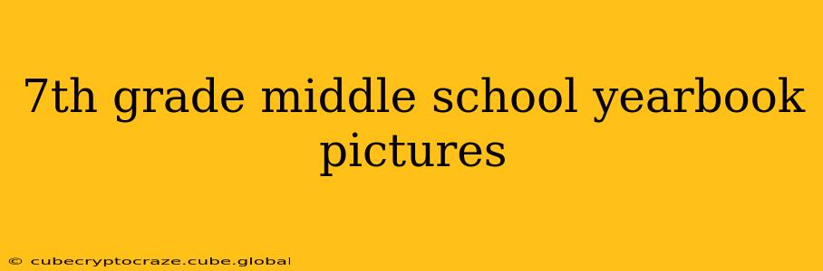 7th grade middle school yearbook pictures