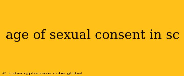age of sexual consent in sc