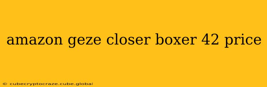 amazon geze closer boxer 42 price