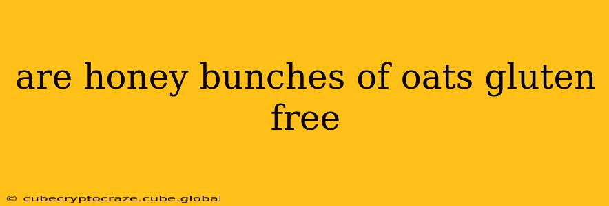 are honey bunches of oats gluten free