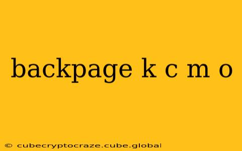 backpage k c m o