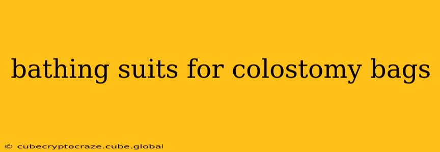 bathing suits for colostomy bags