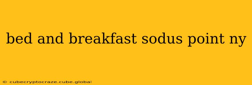 bed and breakfast sodus point ny
