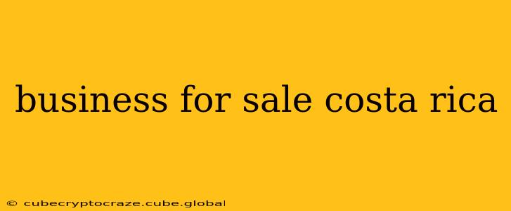 business for sale costa rica