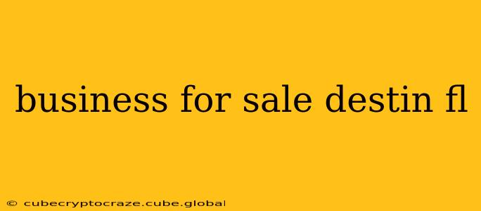 business for sale destin fl