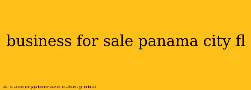 business for sale panama city fl