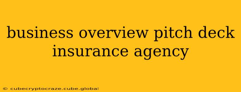 business overview pitch deck insurance agency