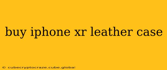 buy iphone xr leather case