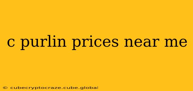 c purlin prices near me
