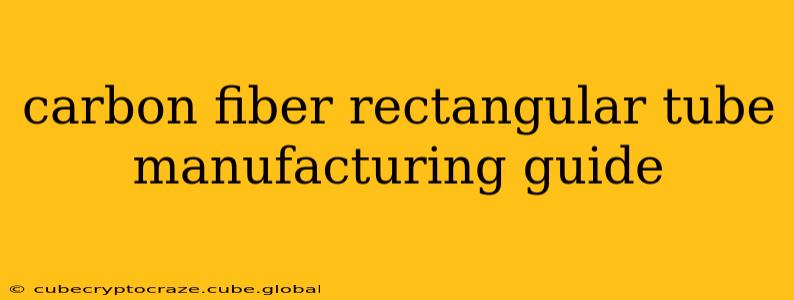 carbon fiber rectangular tube manufacturing guide