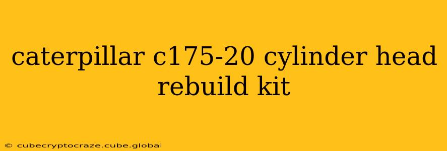 caterpillar c175-20 cylinder head rebuild kit