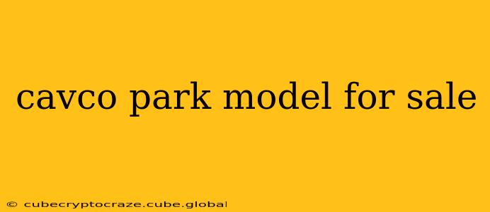cavco park model for sale