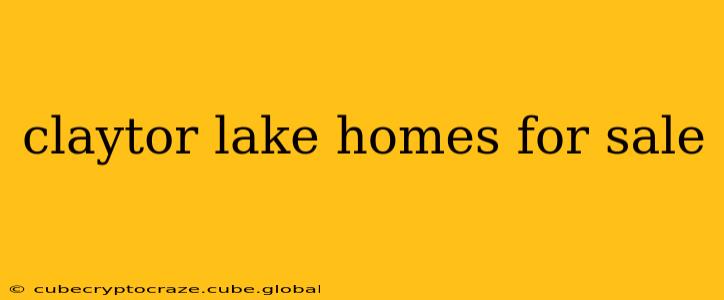 claytor lake homes for sale