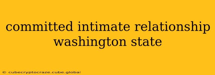 committed intimate relationship washington state