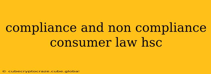 compliance and non compliance consumer law hsc