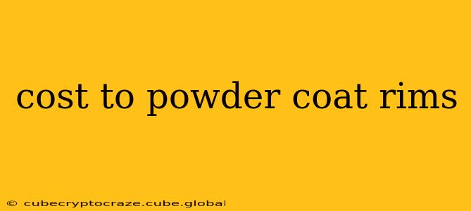 cost to powder coat rims