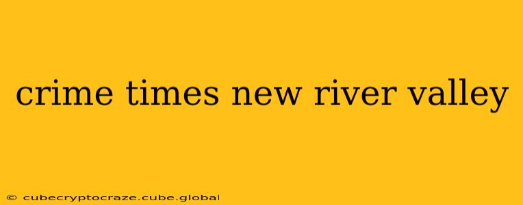 crime times new river valley