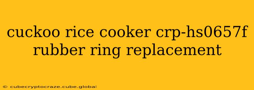 cuckoo rice cooker crp-hs0657f rubber ring replacement