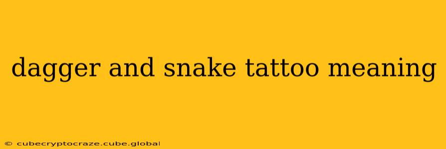 dagger and snake tattoo meaning