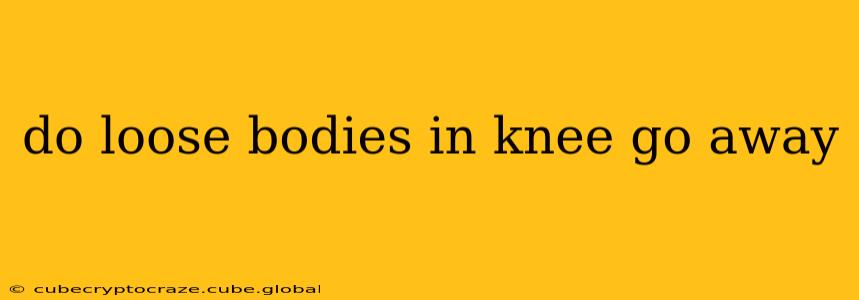 do loose bodies in knee go away