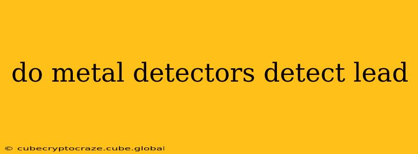 do metal detectors detect lead