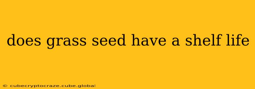 does grass seed have a shelf life