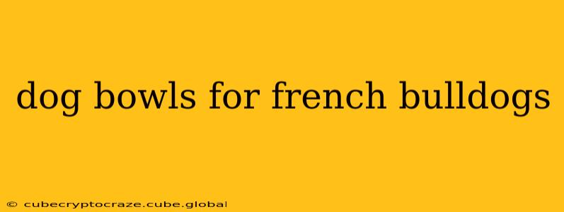 dog bowls for french bulldogs