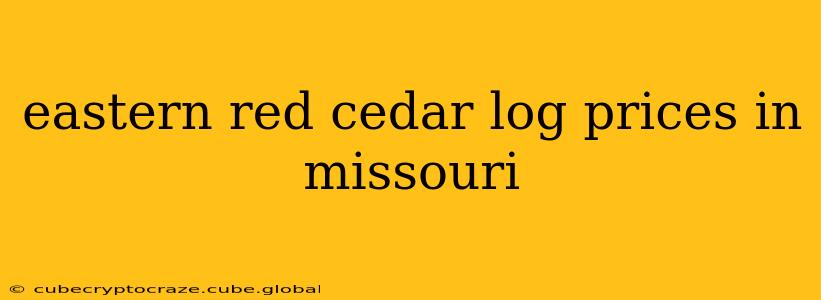 eastern red cedar log prices in missouri