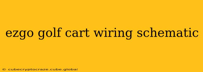 ezgo golf cart wiring schematic