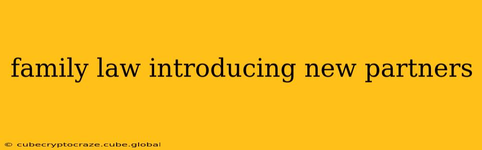 family law introducing new partners