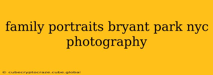 family portraits bryant park nyc photography