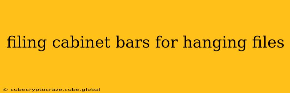 filing cabinet bars for hanging files