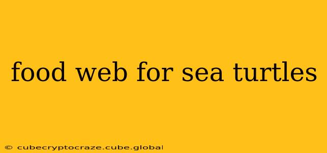 food web for sea turtles