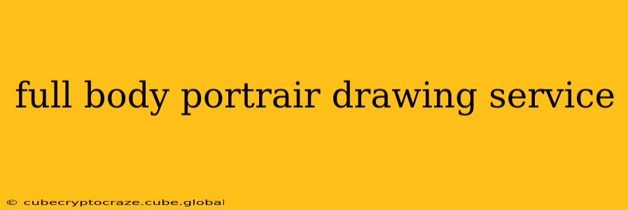 full body portrair drawing service