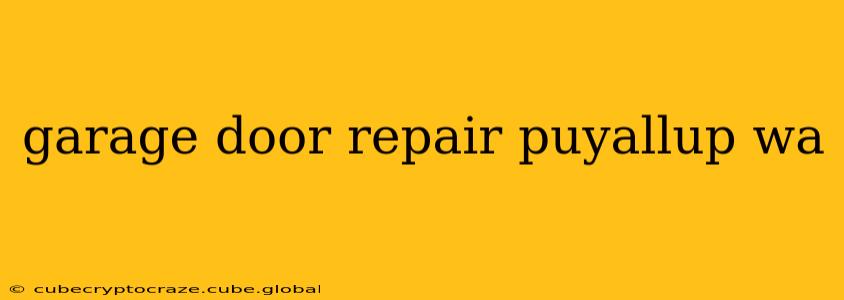 garage door repair puyallup wa