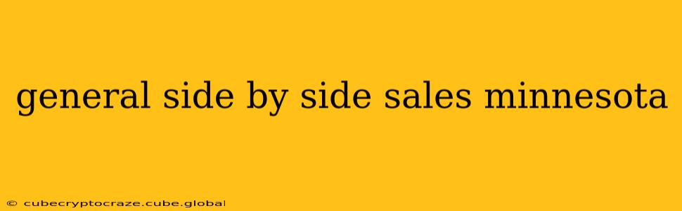 general side by side sales minnesota