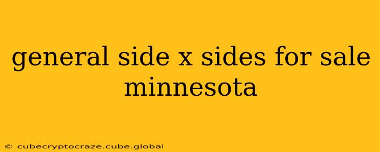 general side x sides for sale minnesota