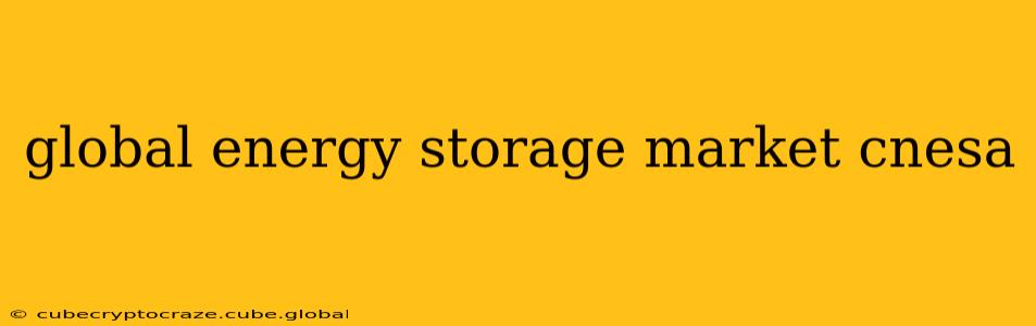 global energy storage market cnesa