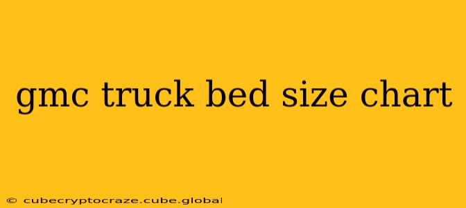 gmc truck bed size chart