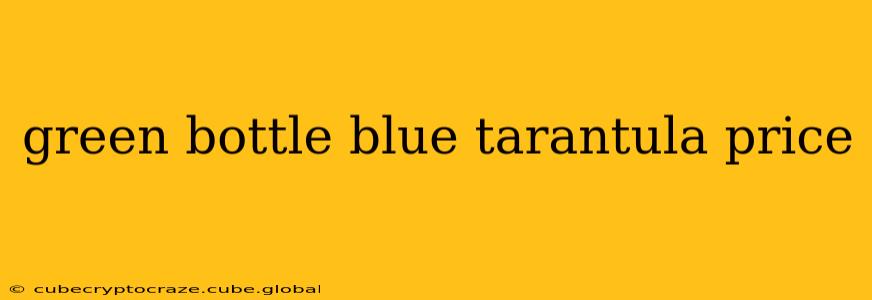 green bottle blue tarantula price