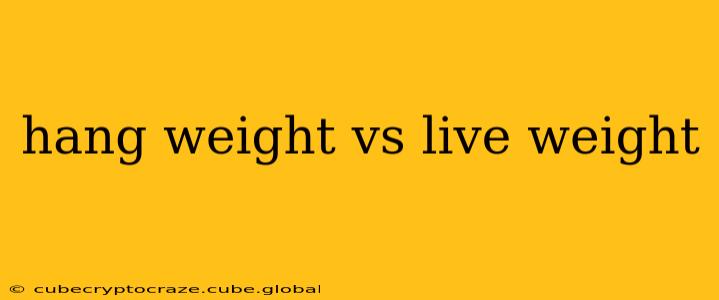 hang weight vs live weight