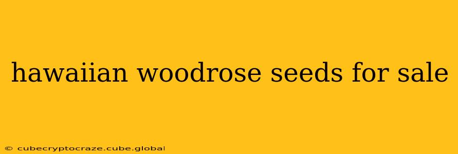 hawaiian woodrose seeds for sale
