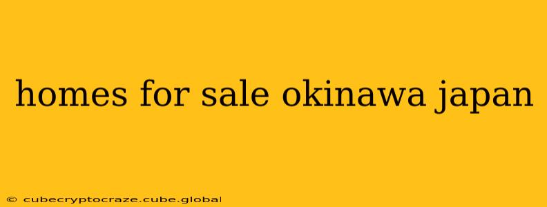 homes for sale okinawa japan