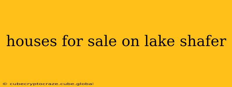 houses for sale on lake shafer