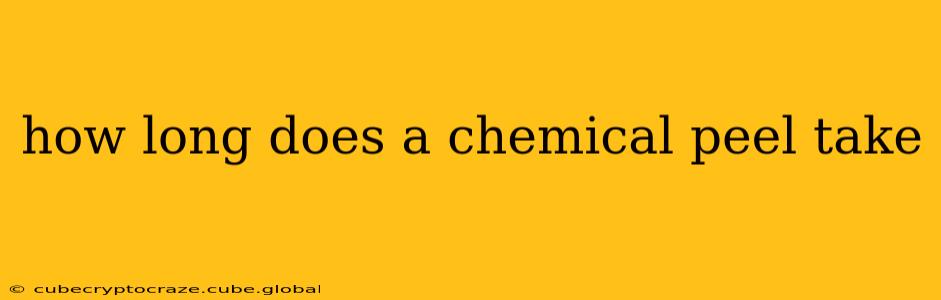 how long does a chemical peel take